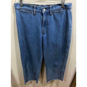 Lucky Brand Jeans Womens Size 10/30 Blue Capri High Rise Straight Denim